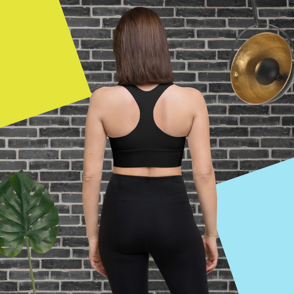 Longline sports bra