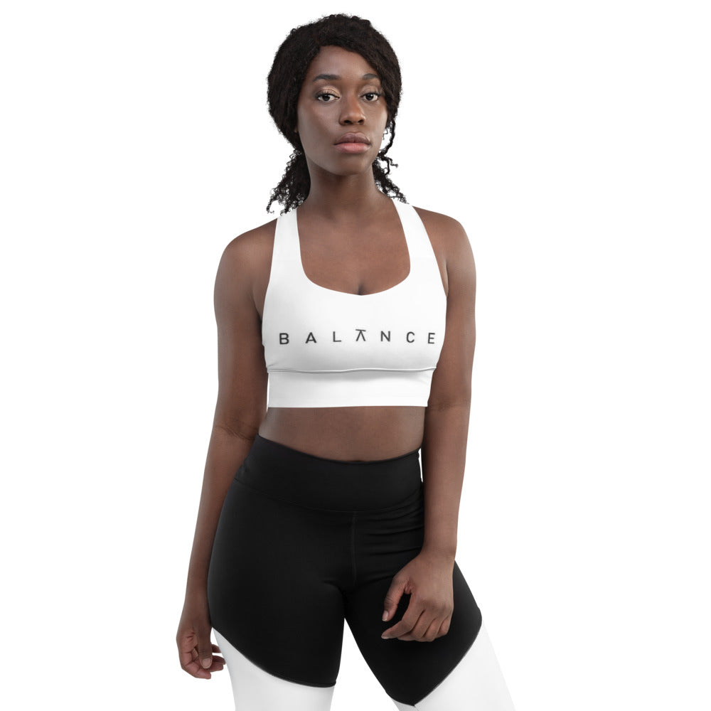 Longline sports bra