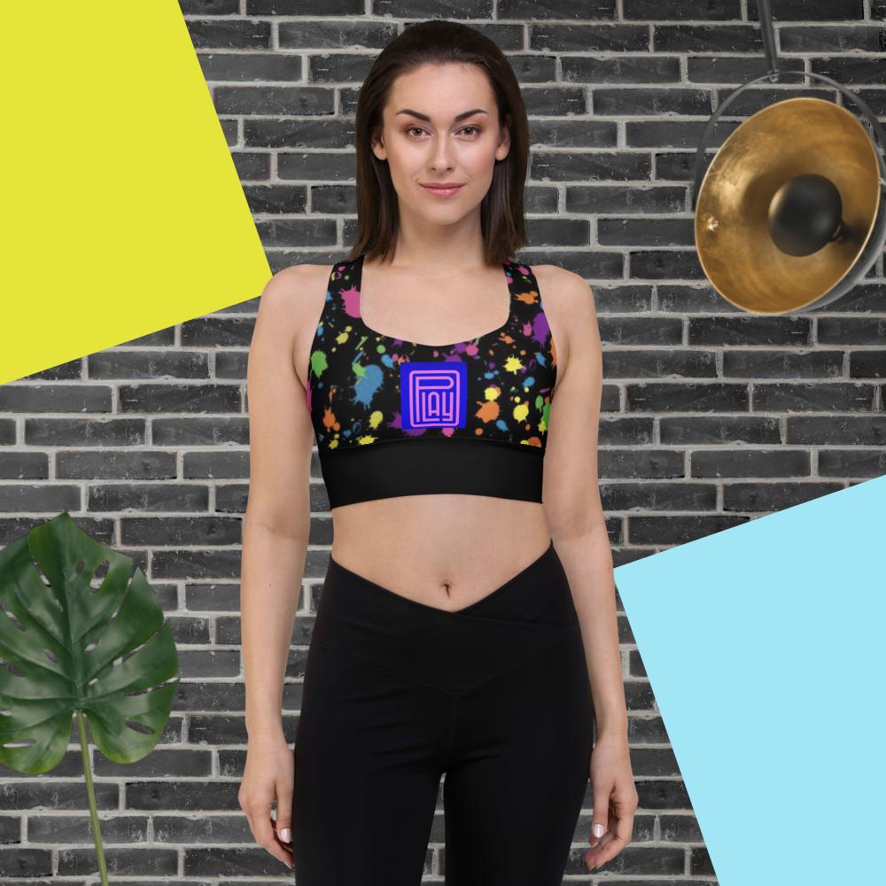 Longline sports bra