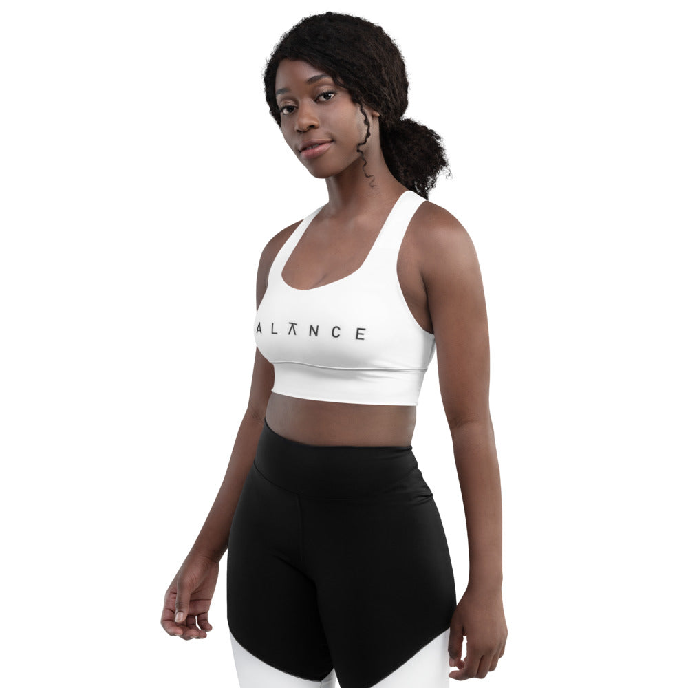 Longline sports bra