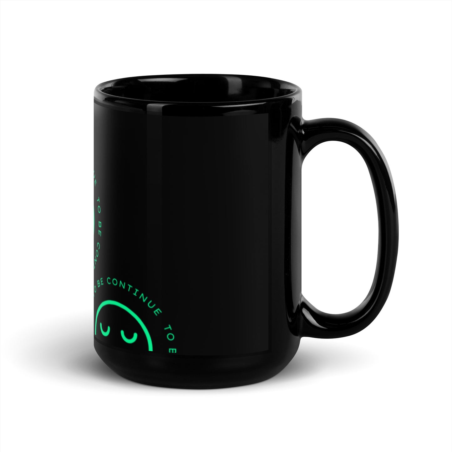 Black Glossy Mug