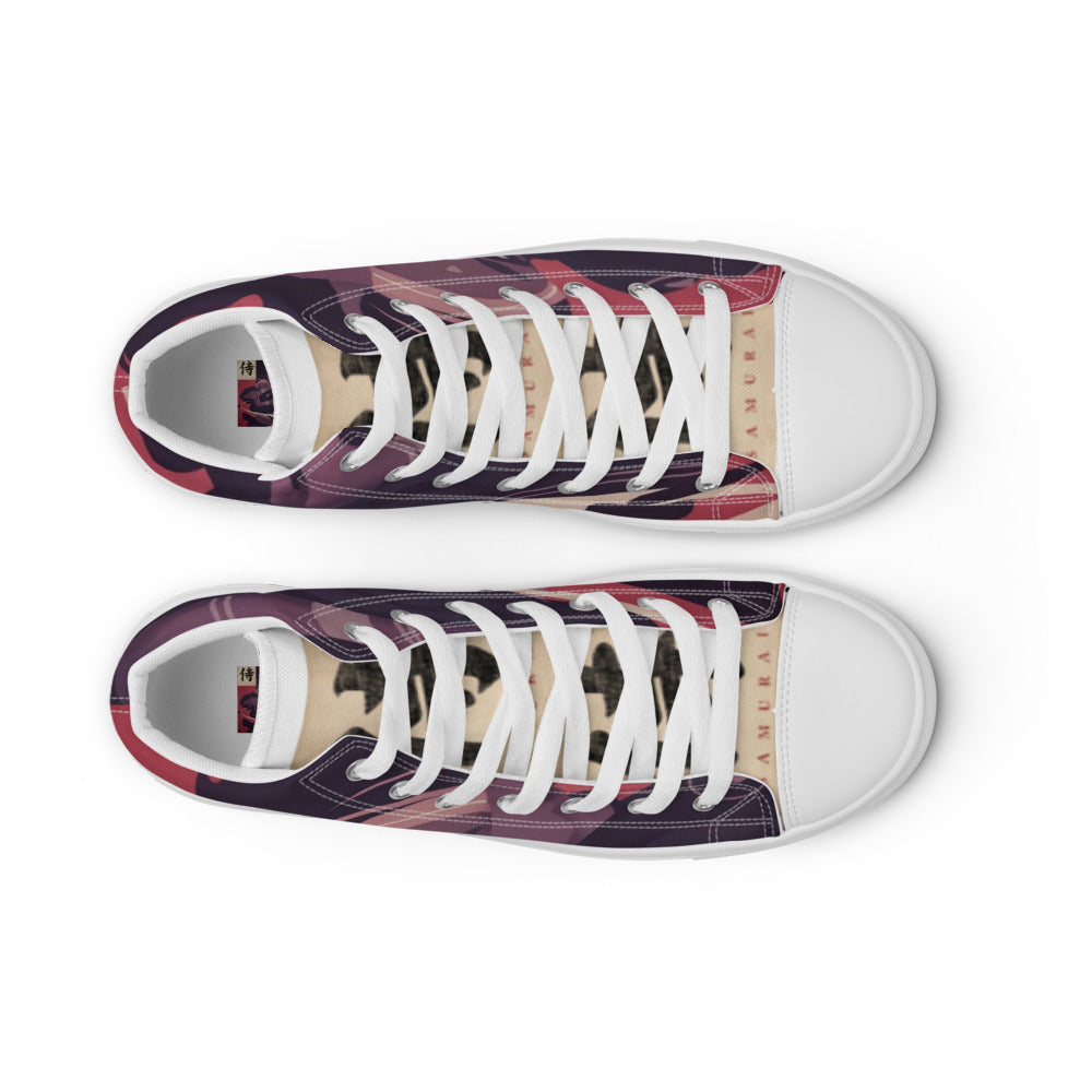 Men’s high top canvas shoes