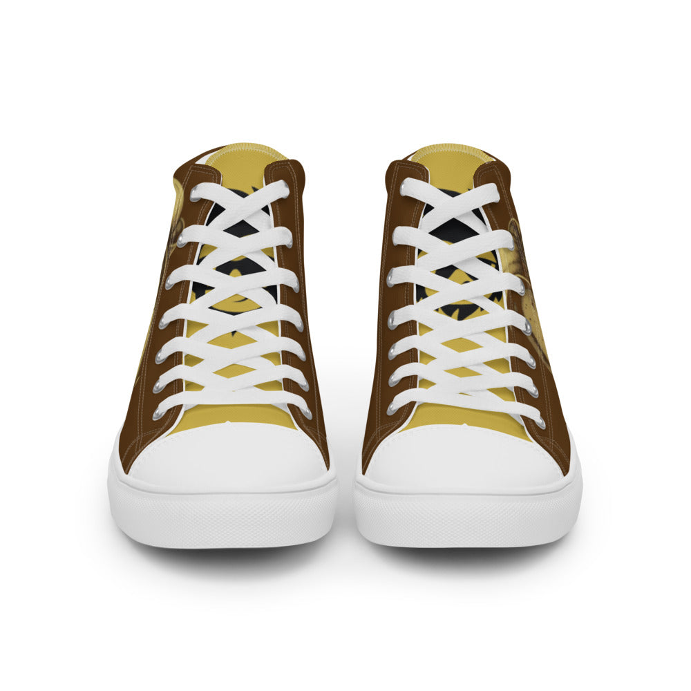 Men’s high top canvas shoes