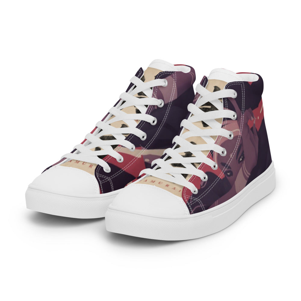 Men’s high top canvas shoes