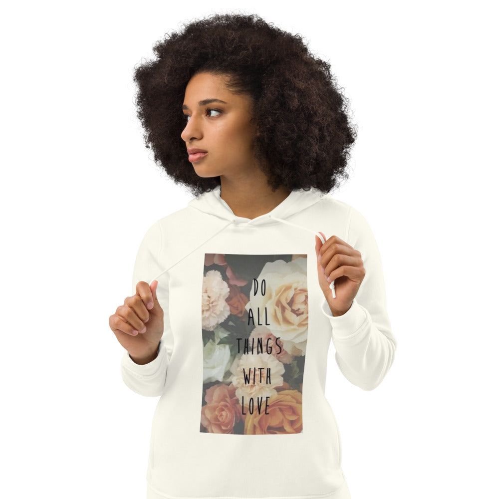 Women's eco fitted hoodie