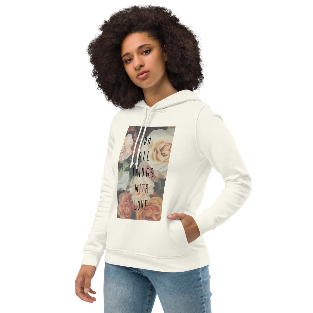 Women's eco fitted hoodie