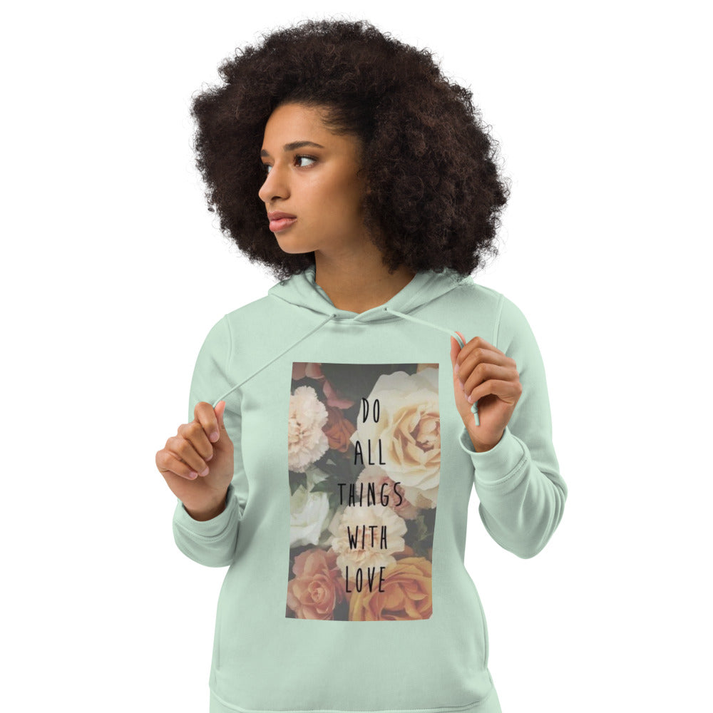 Women's eco fitted hoodie