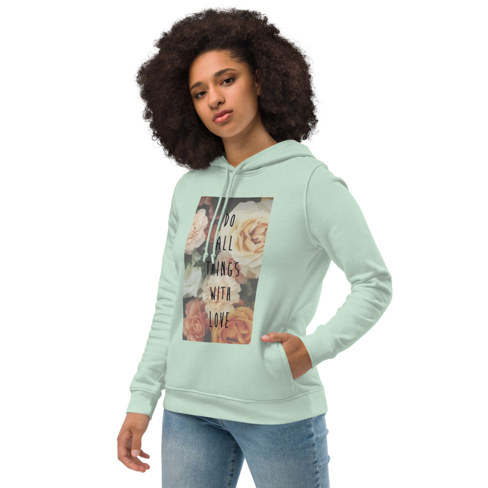 Women's eco fitted hoodie