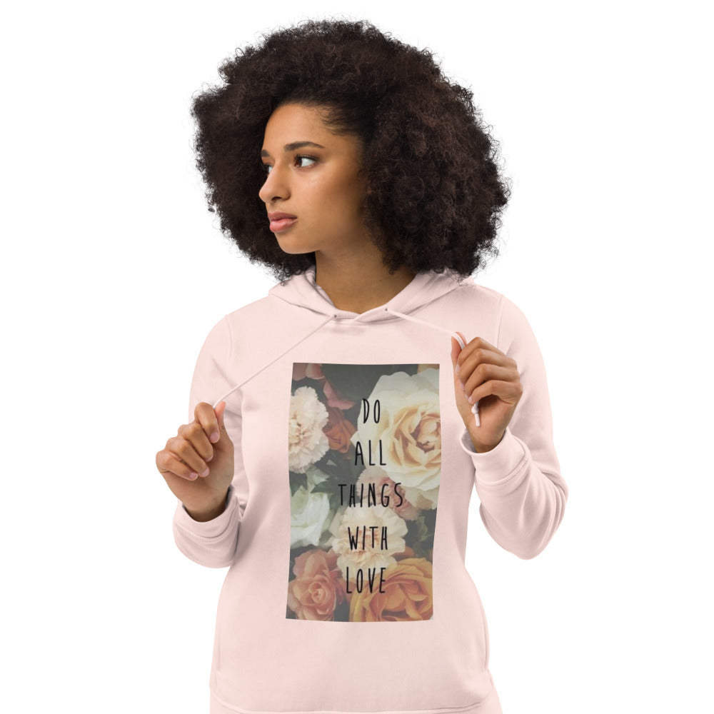 Women's eco fitted hoodie