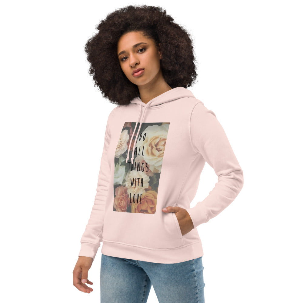 Women's eco fitted hoodie